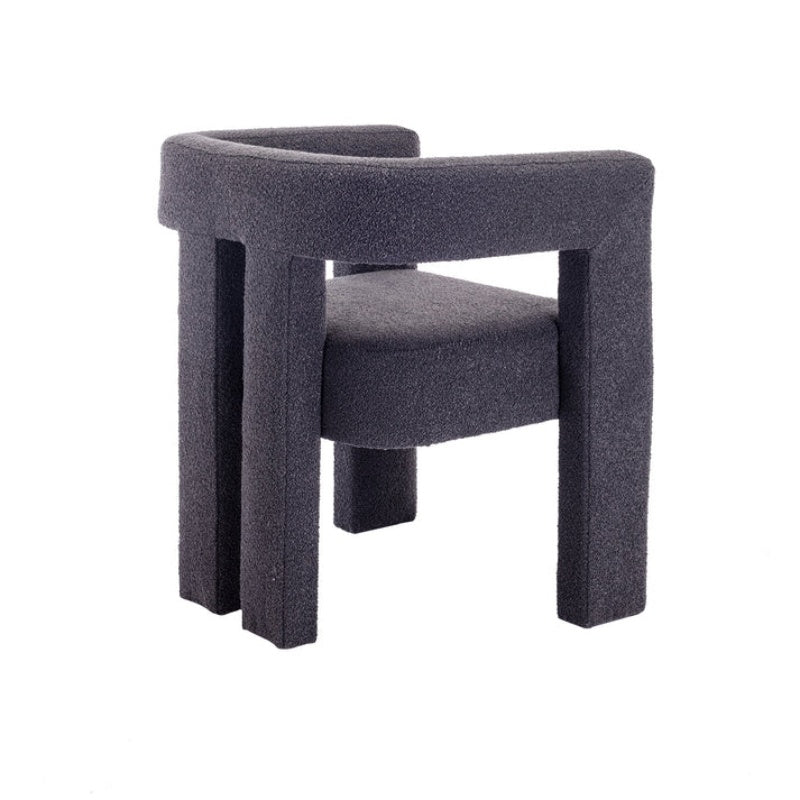 COOLMORE Contemporary Designed Fabric Upholstered Accent/Dining Chair /Barrel Side Chairs Kitchen Armchair for Living Room 2PC/SET-海智集-Default-