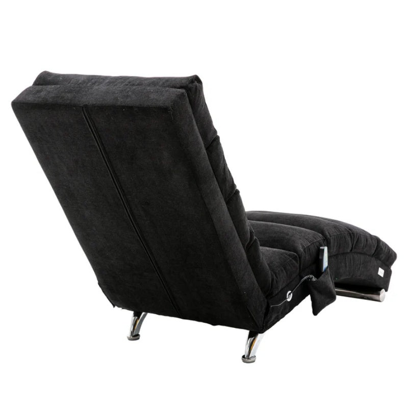 COOLMORE Linen Chaise Lounge Indoor Chair, Modern Long Lounger for Office or Living Room-海智集-Default-