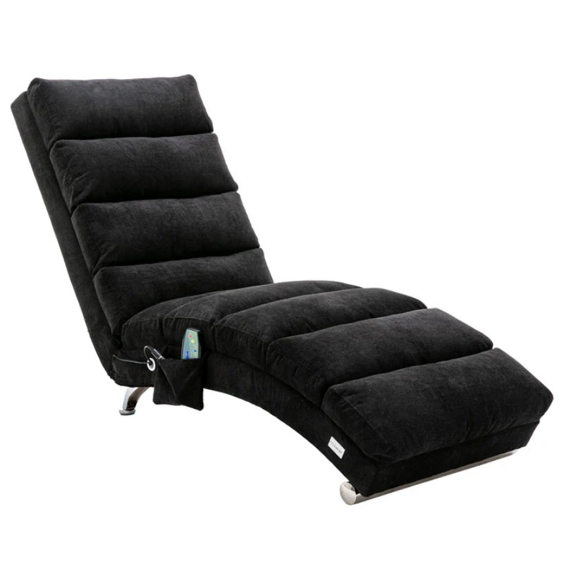 COOLMORE Linen Chaise Lounge Indoor Chair, Modern Long Lounger for Office or Living Room-海智集-Default-