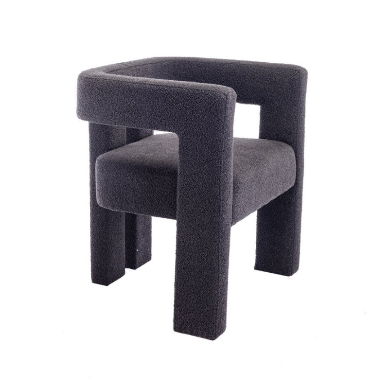 COOLMORE Contemporary Designed Fabric Upholstered Accent/Dining Chair /Barrel Side Chairs Kitchen Armchair for Living Room 2PC/SET-海智集-Default-