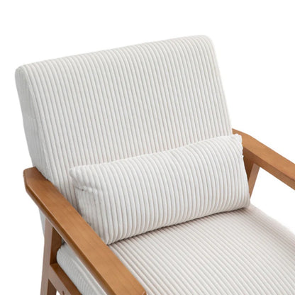 Leisure Chair with Solid Wood Armrest and Feet, Leisure chair, wood frame, velvet, solid rubber wood legs, Mid-Century Modern Accent chair, for Living Room Bedroom Studio chair,Two packs-海智集-Default-