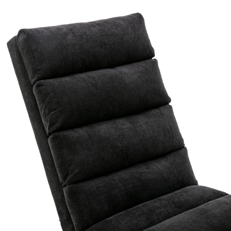 COOLMORE Linen Chaise Lounge Indoor Chair, Modern Long Lounger for Office or Living Room-海智集-Default-