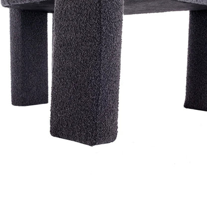 COOLMORE Contemporary Designed Fabric Upholstered Accent/Dining Chair /Barrel Side Chairs Kitchen Armchair for Living Room 2PC/SET-海智集-Default-