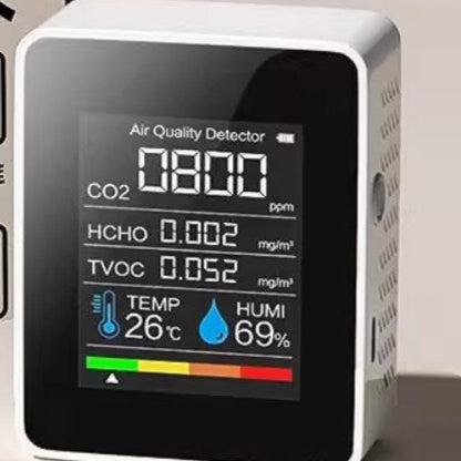 Imported core intelligent home formaldehyde detection instrument, high-precision professional home indoor air quality tester-海智集-