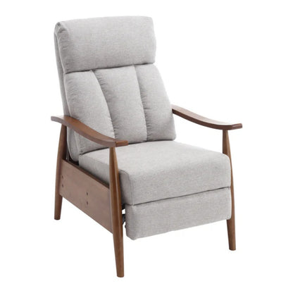 COOLMORE Wood Frame Armchair, Modern Accent Chair Lounge Chair for Living Room-海智集-Default-
