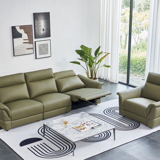 Emerald sofa, bedroom, living room, leather comfort, Italian style, soft and modern-海智集-