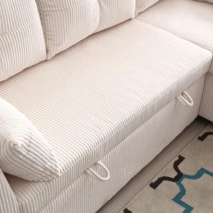 UNITED WE WIN-Furniture, modular L-shaped sofa, modular long sofa with reversible chaise lounge, Sofa bed, Sleeper sofa, modular sofa combination with storage seats.-海智集-Default-