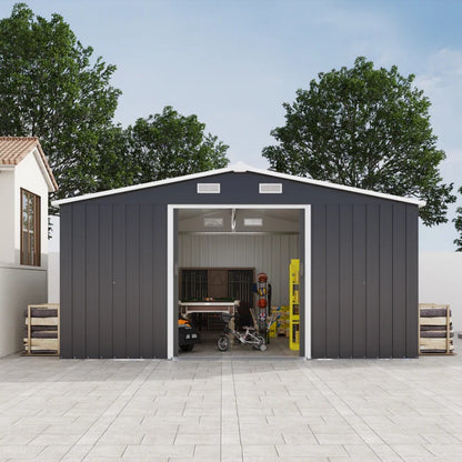 Campcraft 0.25mm color steel plate, surface protective film, Two daylight Windows, A practical and thoughtful gift,two colors can be freely selected storage sheds-海智集-Default-
