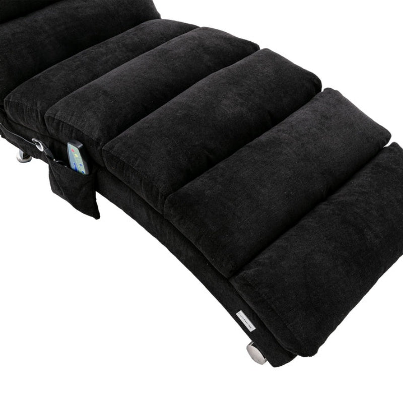 COOLMORE Linen Chaise Lounge Indoor Chair, Modern Long Lounger for Office or Living Room-海智集-Default-