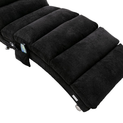 COOLMORE Linen Chaise Lounge Indoor Chair, Modern Long Lounger for Office or Living Room-海智集-Default-