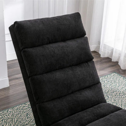 COOLMORE Linen Chaise Lounge Indoor Chair, Modern Long Lounger for Office or Living Room-海智集-Default-