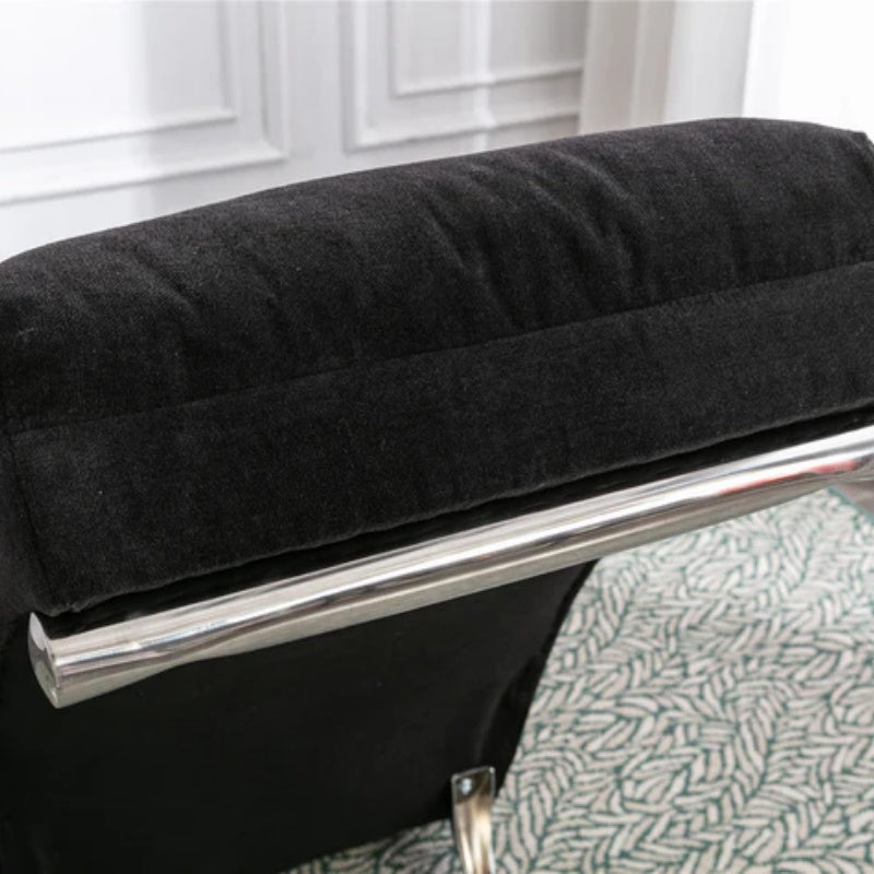 COOLMORE Linen Chaise Lounge Indoor Chair, Modern Long Lounger for Office or Living Room-海智集-Default-
