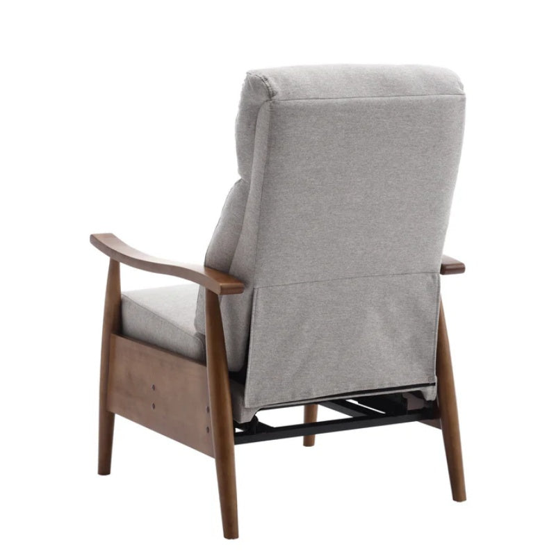 COOLMORE Wood Frame Armchair, Modern Accent Chair Lounge Chair for Living Room-海智集-Default-