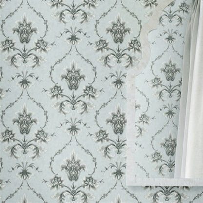 Qingben Jia Ren Wallpaper: The embroidered wall fabric contributes to a relaxed and inviting atmosphere.-海智集-