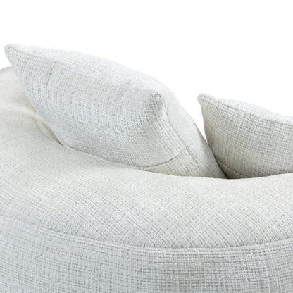 Lazy Sofa Durable Comfort Lounger High Back Bean Bag Chair Couch With Three Pillows for Adults and Kids, Indoor & Outdoor, Single Gaming Sofa Chair For Bedroom,Office (Beige Chenille)-海智集-Default-