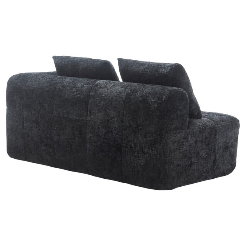 UNITED WE WIN Chenille Loveseat Sofa,Minimalist Modular Couches Sleeper for Living Room Bedroom Apartment Lounge-海智集-Default-