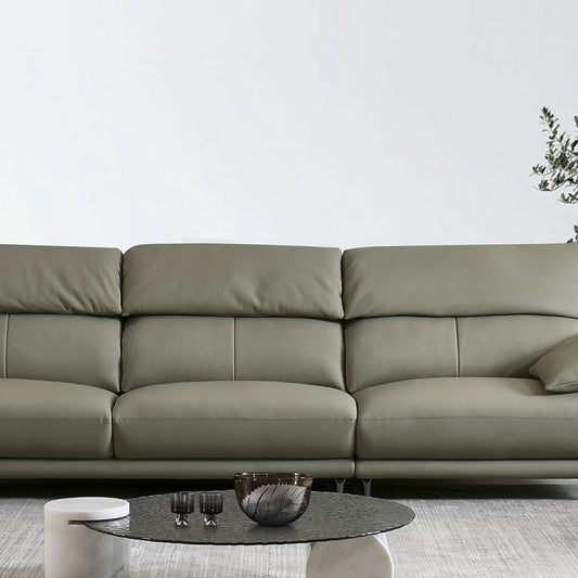Jinxuan Series Genuine leather sofa, Italian light Luxury four-seater Ginsin-C B3731-海智集-