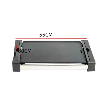 Detachable Electric Multi Griddle Plate Cooking Grill Intelligent Electric Grill Smokeless for Household-海智集-