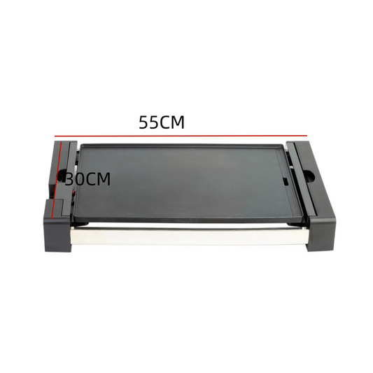 Detachable Electric Multi Griddle Plate Cooking Grill Intelligent Electric Grill Smokeless for Household-海智集-