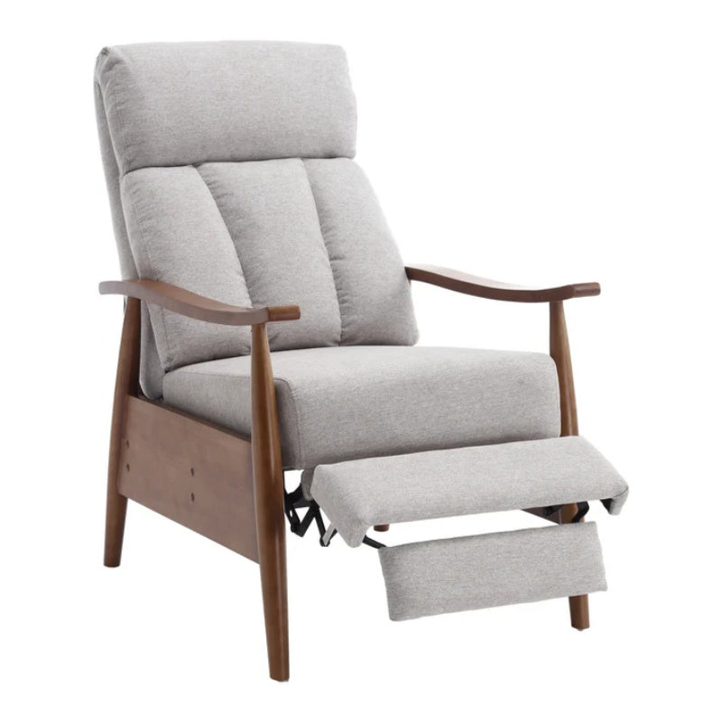 COOLMORE Wood Frame Armchair, Modern Accent Chair Lounge Chair for Living Room-海智集-Default-