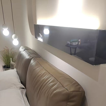 Dream in Comfort: Italian Fabric Tech Bed with Adjustable Features-海智集-