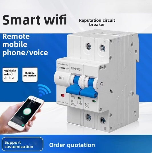 Intelligent WIFI circuit breaker reclosing switch with metering air switch remote control automatic wireless circuit breaker-海智集-