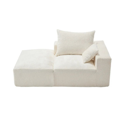 UNITED WE WIN Memory Foam 2-Seater Couch, No Installation & Easy to Transport, Deep Seat Modern Sofa with Chenille Fabric, Couch for Living Room, Bedroom, Apartment, Home Office-海智集-Default-