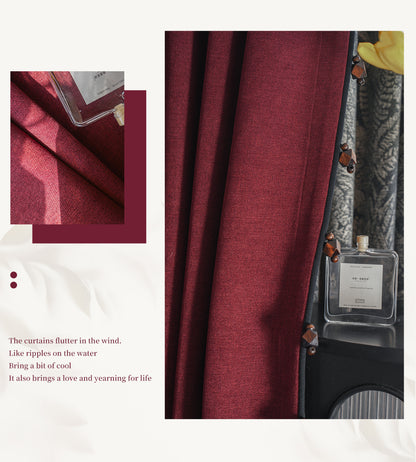 Grape glow Curtain:a perfect blend of style and functionality designed to elevate your living space-海智集-