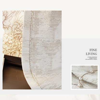 Listen to the flowing light of snow Curtain:The color-woven design offers a stunning visual appeal-海智集-