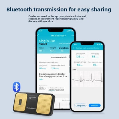 Sleeveless blood pressure monitor, home card-type blood pressure monitor, single-lead electrocardiogram and blood oxygen saturation detector-海智集-