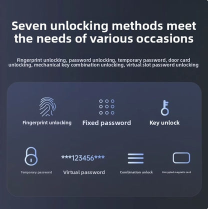 Fingerprint lock, household security door, smart door lock, entrance door, smart lock, wooden door, password lock, electronic door lock-海智集-