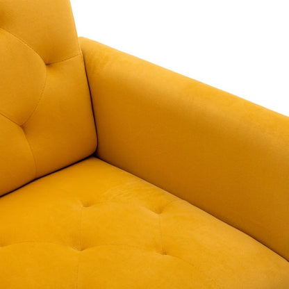 COOLMORE Accent Chair ,leisure single sofa with Rose Golden feet-海智集-Default-