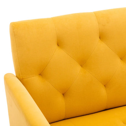 COOLMORE Accent Chair ,leisure single sofa with Rose Golden feet-海智集-Default-
