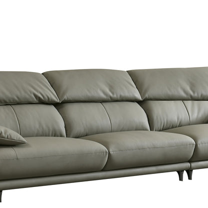 Jinxuan Series Genuine leather sofa, Italian light Luxury four-seater Ginsin-C B3731-海智集-