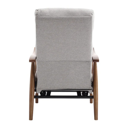 COOLMORE Wood Frame Armchair, Modern Accent Chair Lounge Chair for Living Room-海智集-Default-