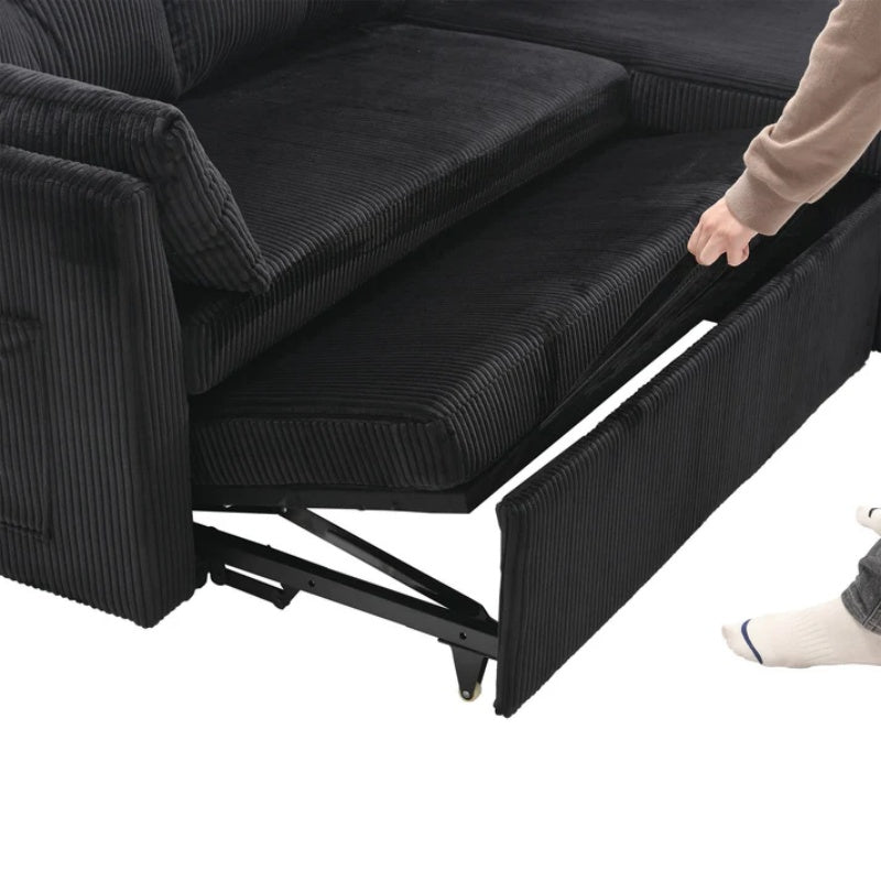 UNITED WE WIN-Furniture, modular L-shaped sofa, modular long sofa with reversible chaise lounge, Sofa bed, Sleeper sofa, modular sofa combination with storage seats.-海智集-Default-