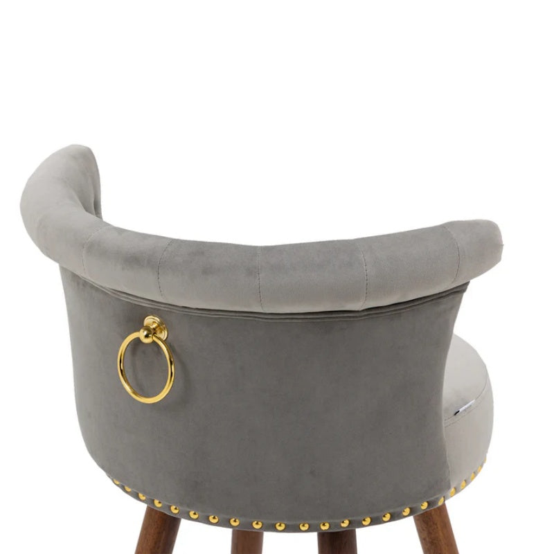 COOLMORE Swivel Bar Stools with Backrest Footrest ,with a fixed height of 360 degrees-海智集-Default-