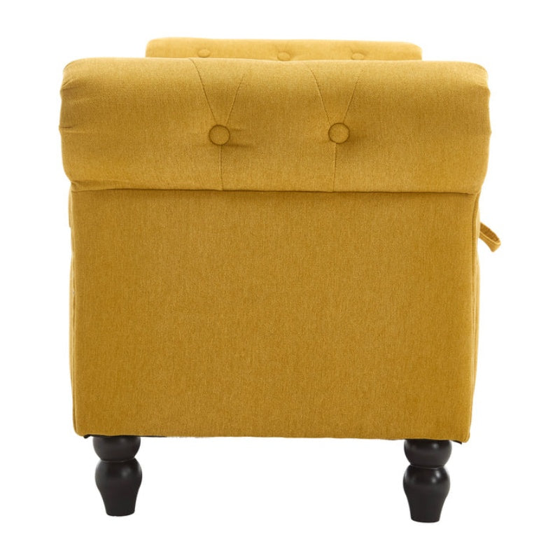 Coolmore Storage Ottoman 55.12 Inches Upholstered Fabric Storage Ottoman Bench,Button Tufted Ottoman with Storage for Living Room,Bedroom End of Bed Bench Withstands 275lbs-海智集-Default-
