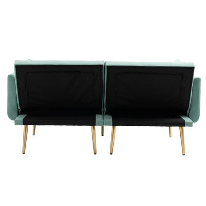 COOLMORE Velvet Sofa , Accent sofa .loveseat sofa with metal feet-海智集-Default-