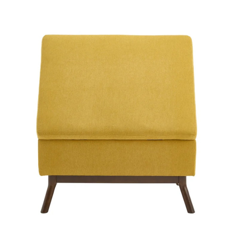 Mid-century modern square coffee table storage bench, assembled, suitable for living room, entryway and family room, used as a coffee table, stirrups, shoe bench-海智集-Default-