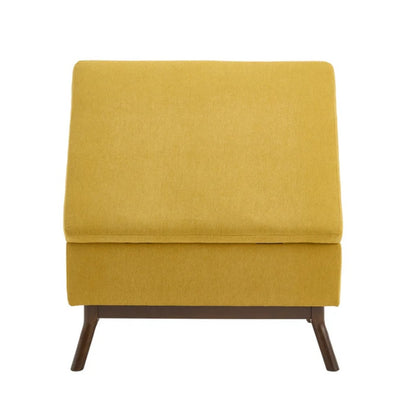 Mid-century modern square coffee table storage bench, assembled, suitable for living room, entryway and family room, used as a coffee table, stirrups, shoe bench-海智集-Default-