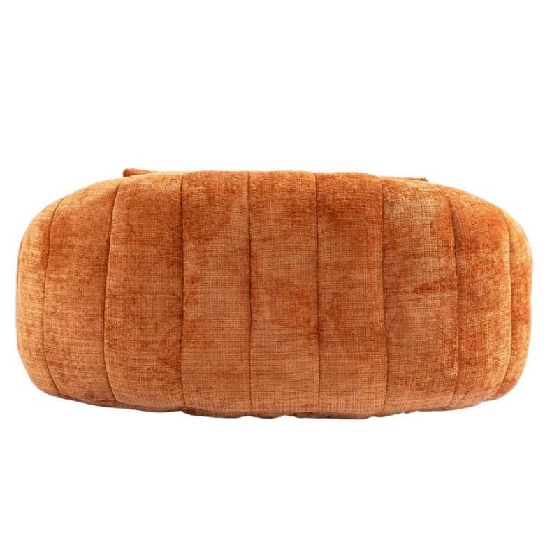 Durable Comfort High Back Bean Bag Sofa Lounger for Adults and Kids, Indoor & Outdoor, Orange Chenille-海智集-Default-
