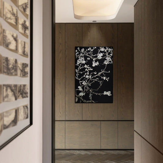 Apricot Blossom Shadows in Vernal Light——Chinese-style wall hanging painting-海智集-
