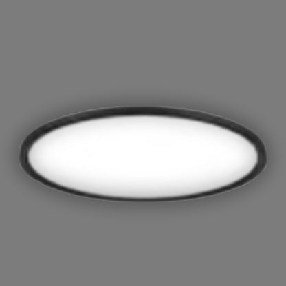 LED Edge-Lit Pendant Light - Ultra Bright 36W/40W/48W Round Hanging Light Fixture, 400mm Diameter, Monopoint Design with Aluminum Frame for Versatile Ceiling or Surface Installation-海智集-