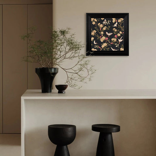 Decorative Art-Joyful Birds and Flowers in Playful Leisure, Scroll II-海智集-