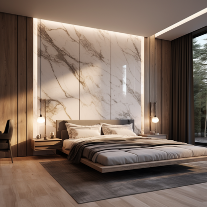 High Quality Interior Wpc Fluted Wall Panel Wpc Wooden Flexible Natural Wall Cladding Stone Panels-海智集-