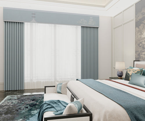 Songting Yishui curtains: They are crisp and not prone to wrinkling, making the hanging effect more upscale-海智集-