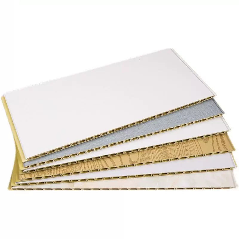 Plastic Pvc Indoor 5 In1 Partition Interior Marble 3d Print Panama Wpc Decking Wall Panel-海智集-