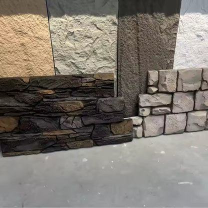 PU Stone Polyurethane Artificial Stone Outdoor Polyurethane Faux Stone Wall Panel Veneer Piedra De Pu