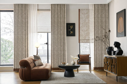 Misty Forest Fairyland Curtain：the artistry of color-woven jacquard meets superior light-blocking performance, softness, and an exquisite drape-海智集-